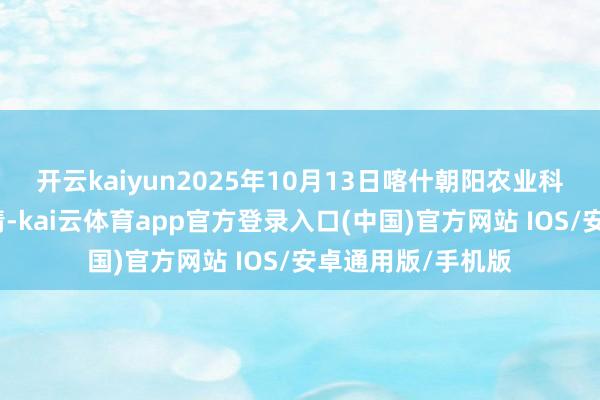 开云kaiyun2025年10月13日喀什朝阳农业科技博览城价钱行情-kai云体育app官方登录入口(中国)官方网站 IOS/安卓通用版/手机版